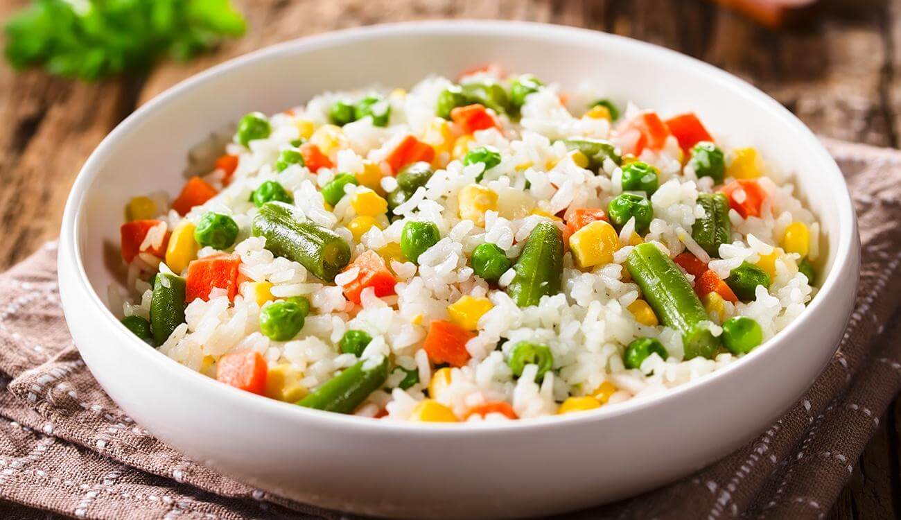 arroz com legumes