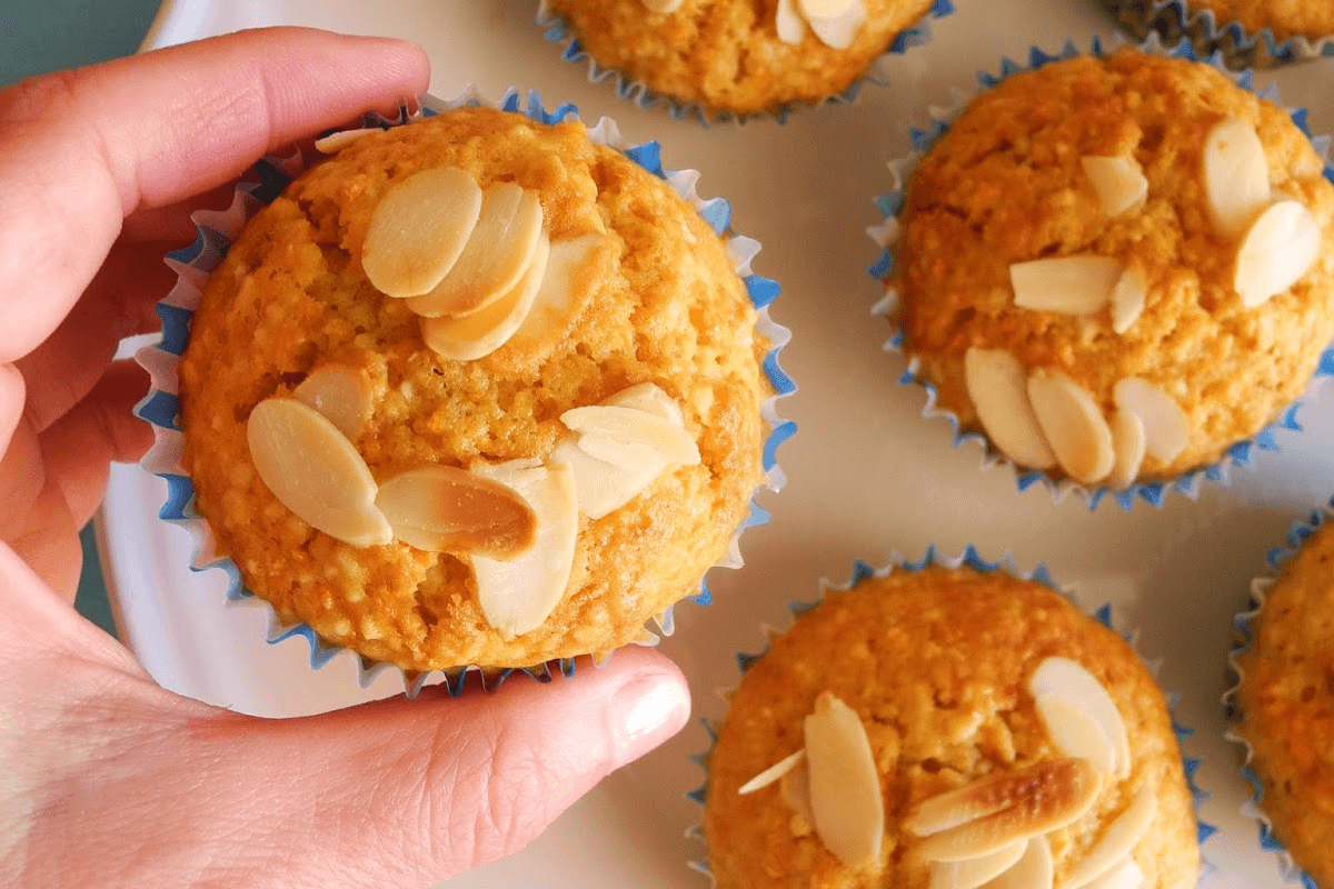 bolinhos de farinha de amêndoas