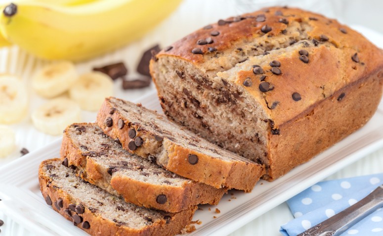 pão de banana com farinha de amêndoas