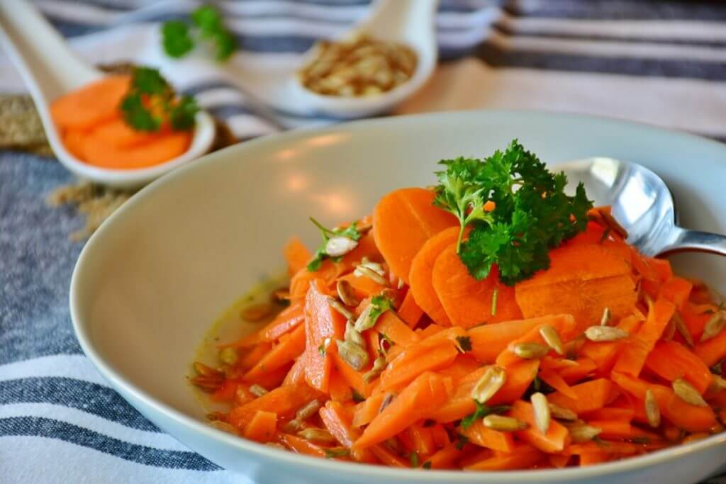 Salada de Cenoura Cremosa