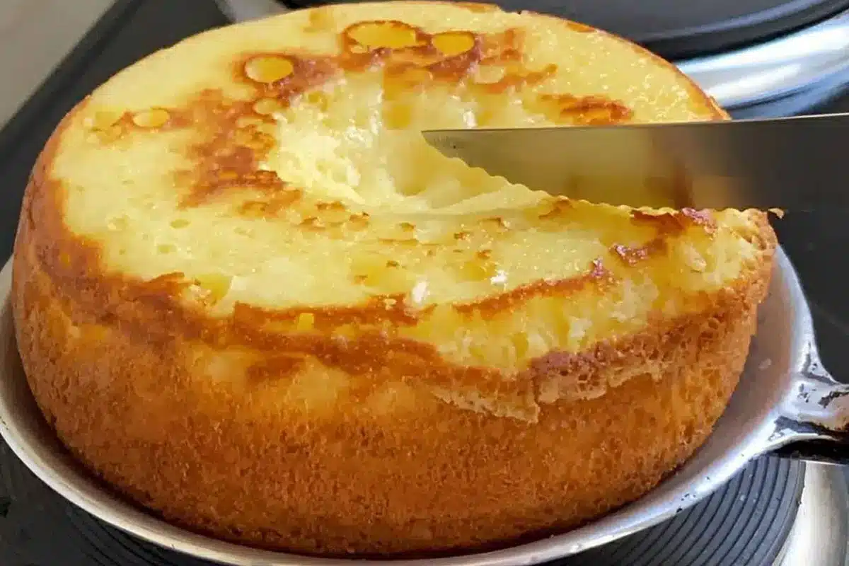 bolo de maisena e leite condensado